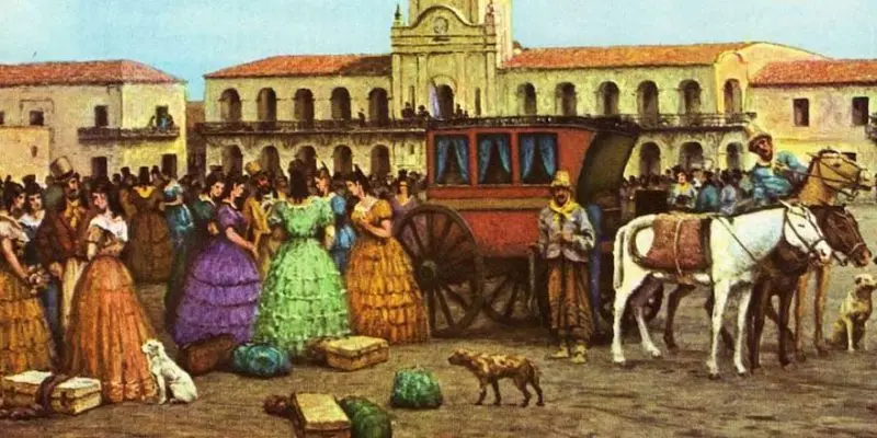 ropa de la epoca colonial - Cómo era la ropa de los criollos