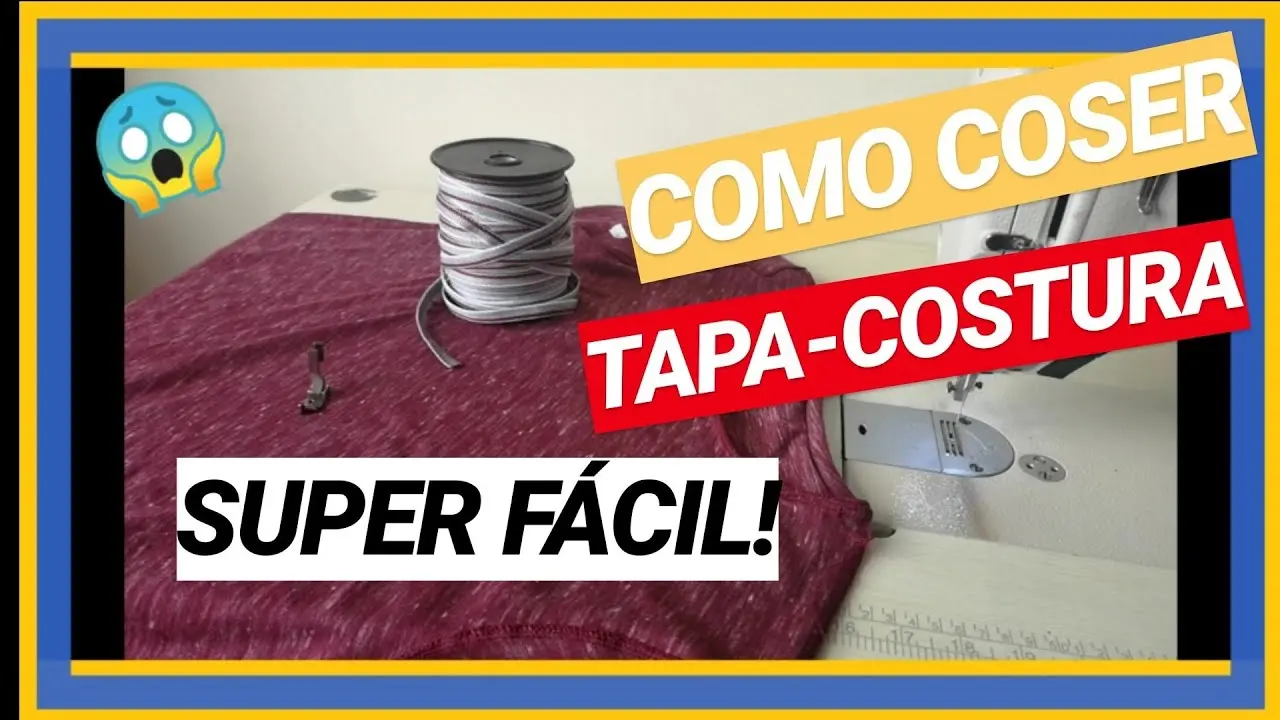 como coser cinta tapa costura - Cómo funciona la tapa costura