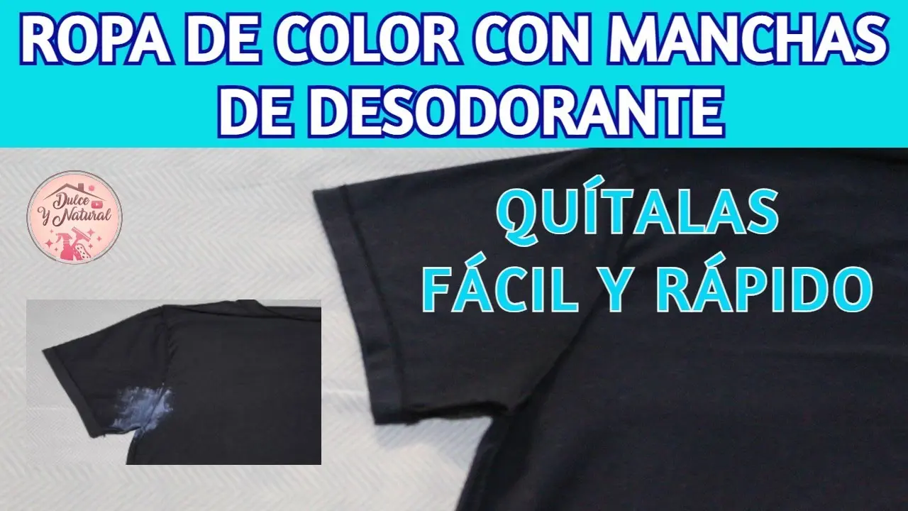 como quitar manchas de desodorante en ropa negra - Cómo quitar las manchas de desodorante en la ropa negra