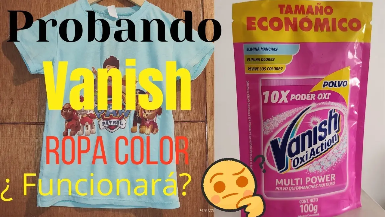 como quitar manchas en ropa blanca con vanish - Cómo quitar manchas de la ropa con Vanish