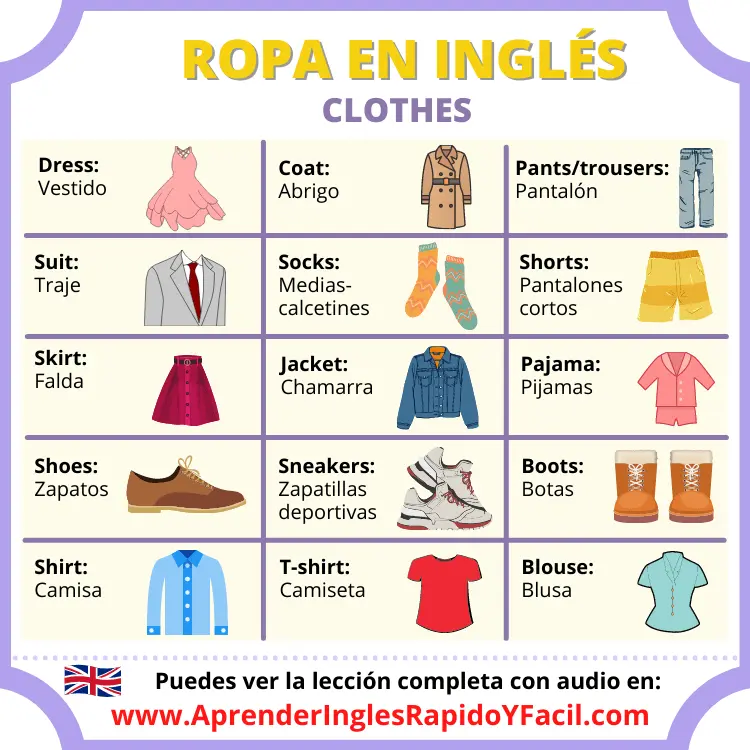 De vestir en inglés: Cómo describir outfits y expresiones relacionadas - Cómo se dice el verbo vestir en inglés de vestir en inglés - Cómo se dice el verbo vestir en inglés