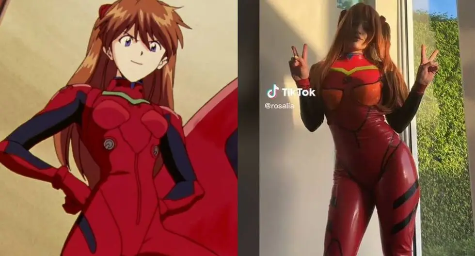 asuka vestido amarillo - Cómo se llama el anime donde sale Asuka