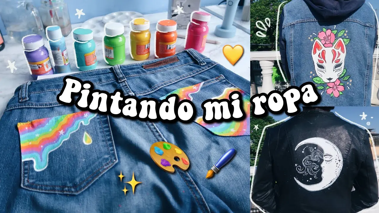 ropa pintada con acrilico - Cómo se llama la tela para pintar con acrílico