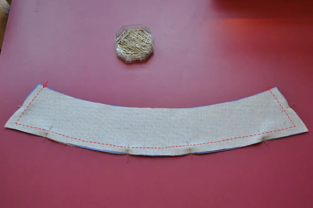 tela para cuello de camisa - Cómo se llama la tela que va en el cuello de la camisa