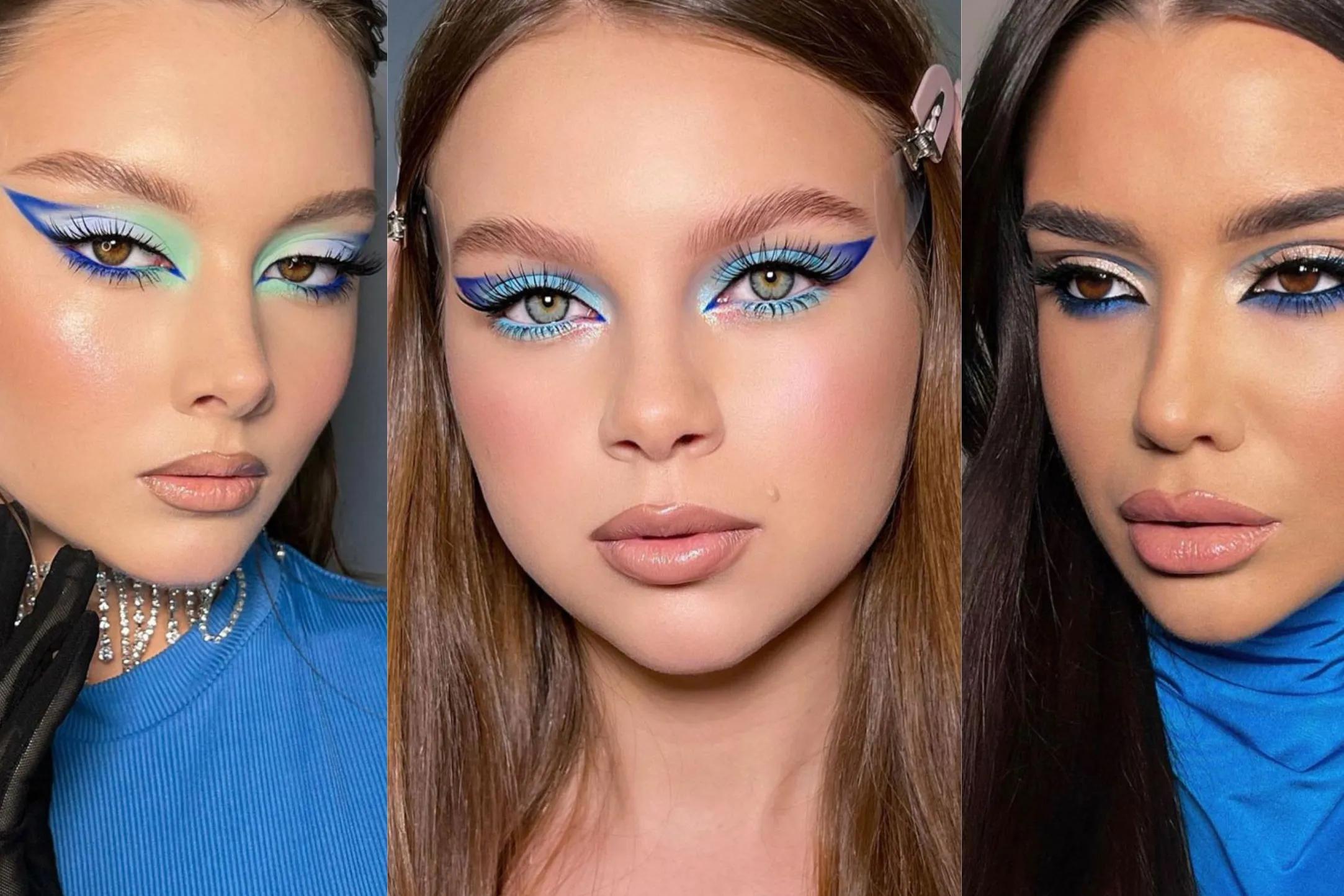 ojo maquillajes con vestido azul - Cuál es el maquillaje social