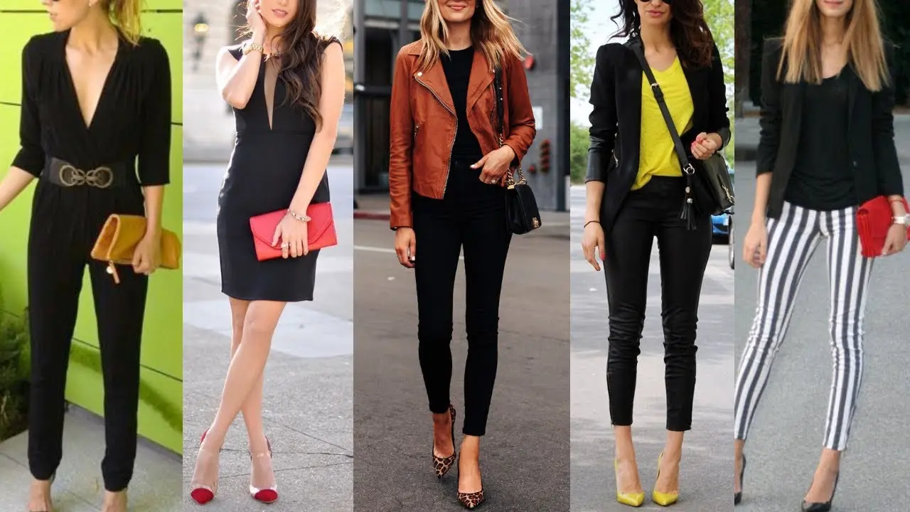 colores que combinan con negro ropa - Cuál es el mejor color para combinar con negro