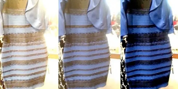 vestido blanco y dorado - Cuál es el verdadero color del vestido misterioso