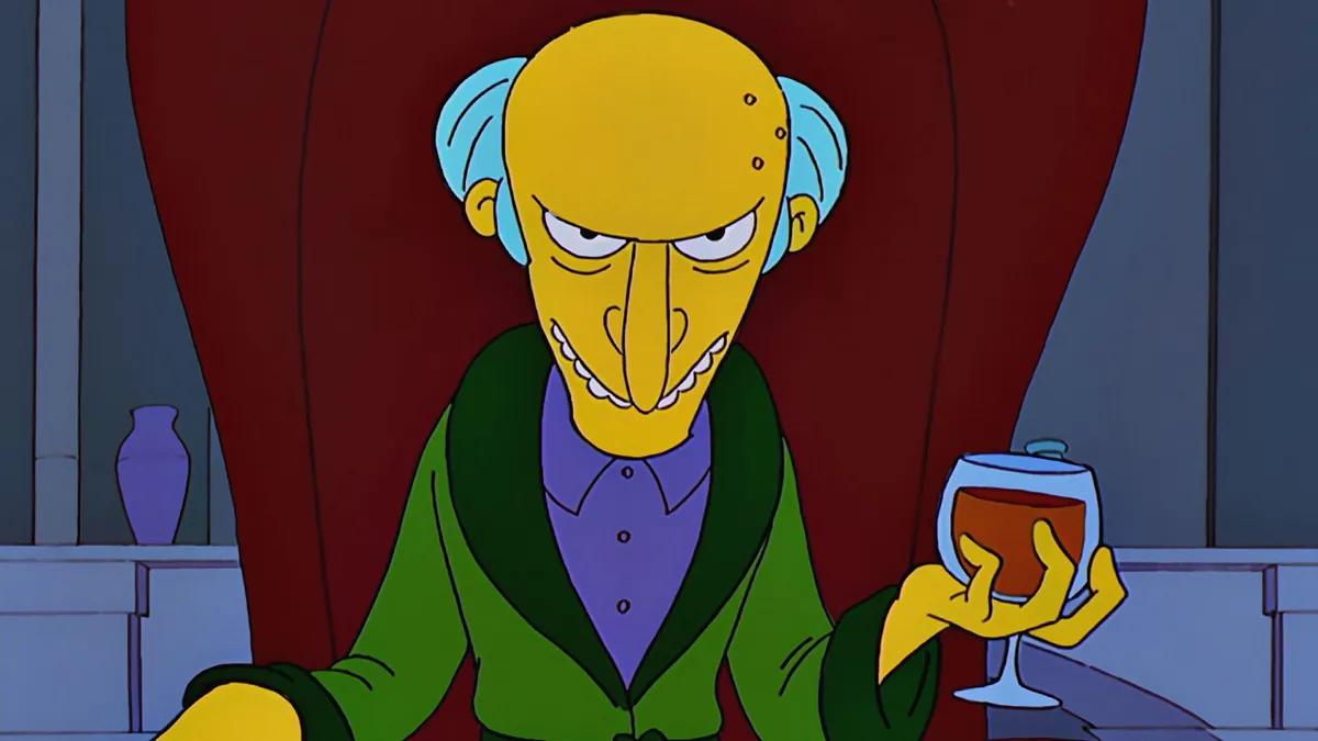 sr burns vestido de jimbo - Cuál es la edad del señor Burns