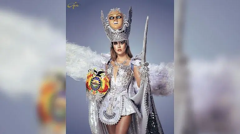 vestimenta traje de diablada mujer - Cuál es su vestimenta de la Diablada