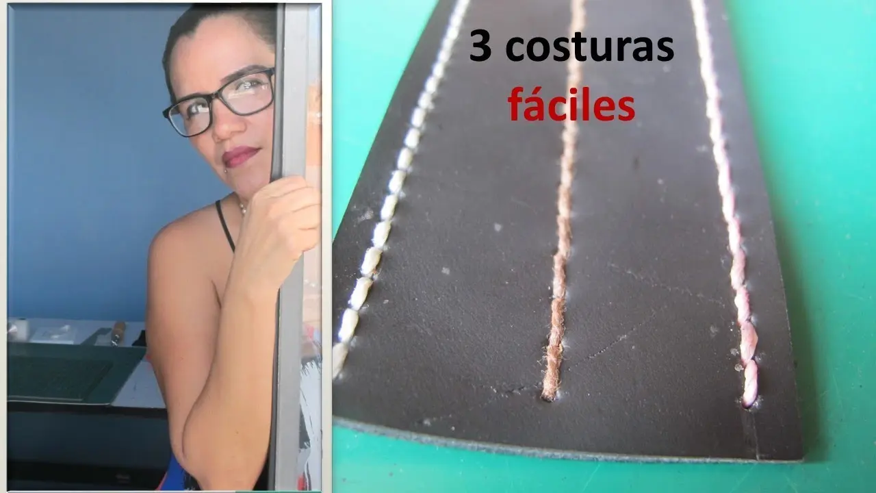 puntos de costura para cuero - Cuáles son las puntas que se utilizan para coser cuero