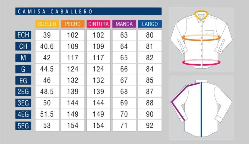 tallas de camisas - Cuáles son las tallas de las camisas