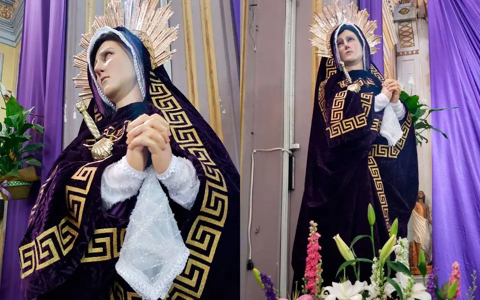 vestimenta de la virgen de los dolores - Cuándo se pone la Virgen de los Dolores