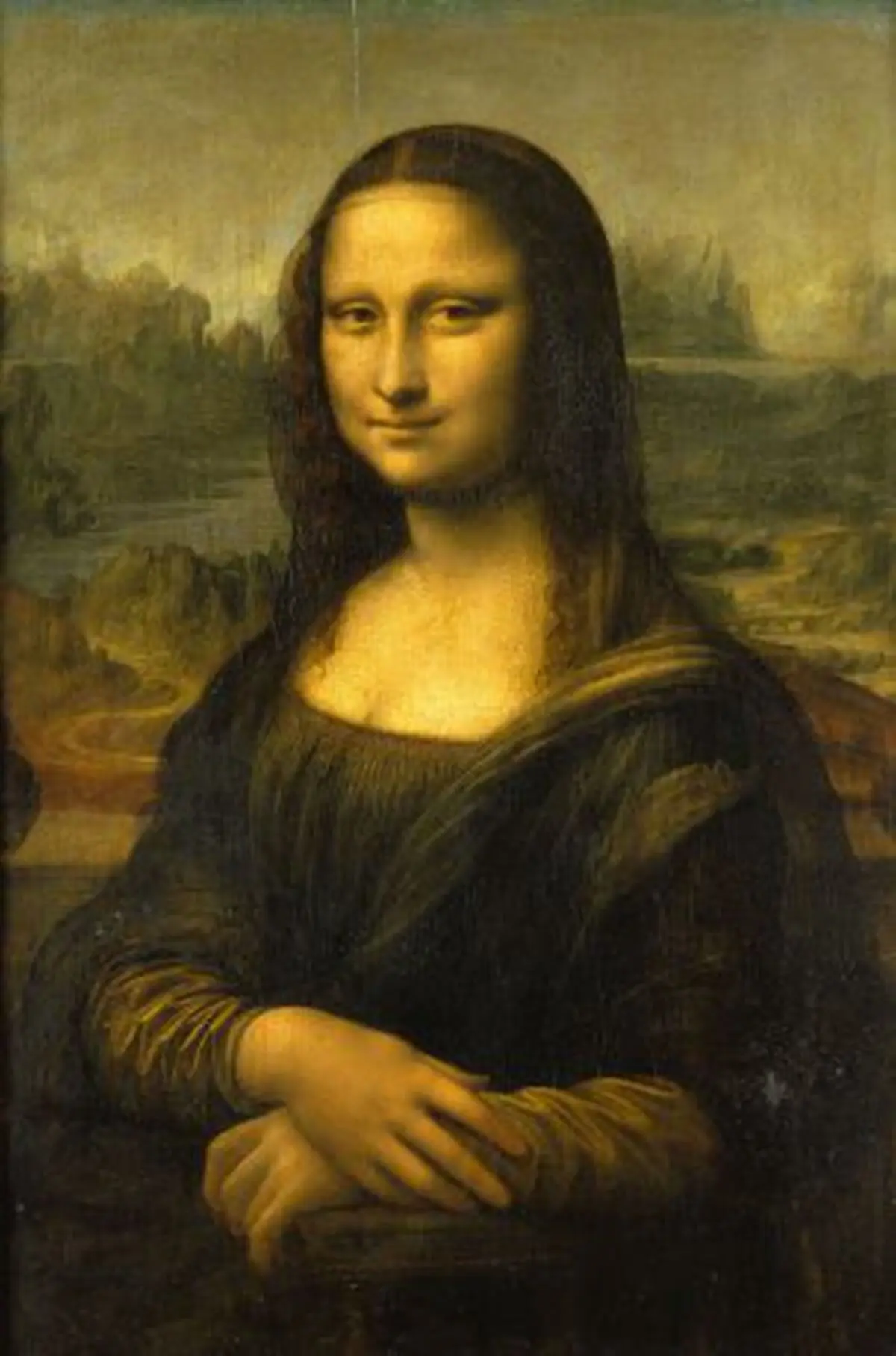 vestimenta de la mona lisa - Cuántos colores tiene la Mona Lisa