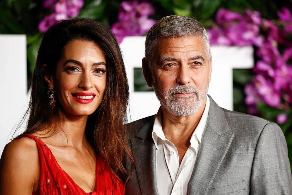 amal clooney vestido de novia - Cuántos hijos tiene Amal Clooney