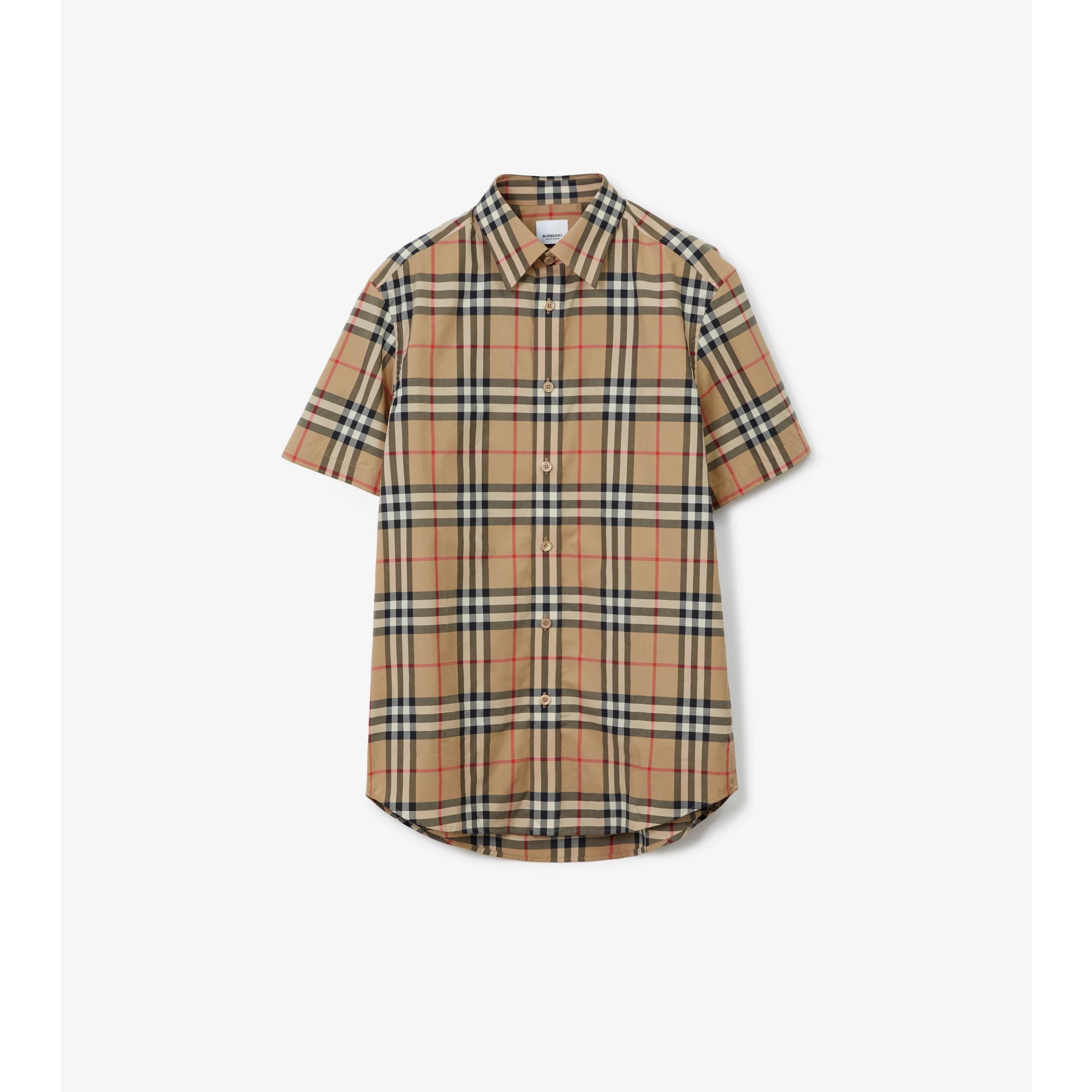 camisa burberry manga corta - Dónde hacen las camisas Burberry