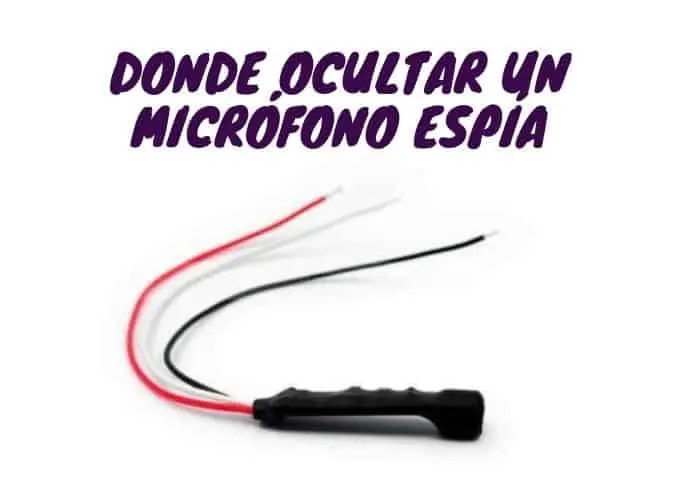 microfonos para la ropa - Dónde se pueden esconder micrófonos