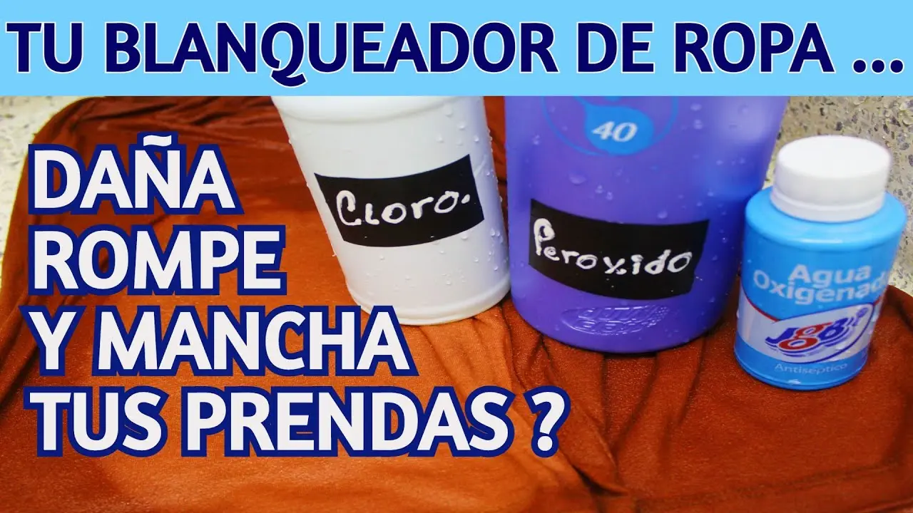 agua oxigenada para desteñir ropa - Qué agua oxigenada se usa para desmanchar