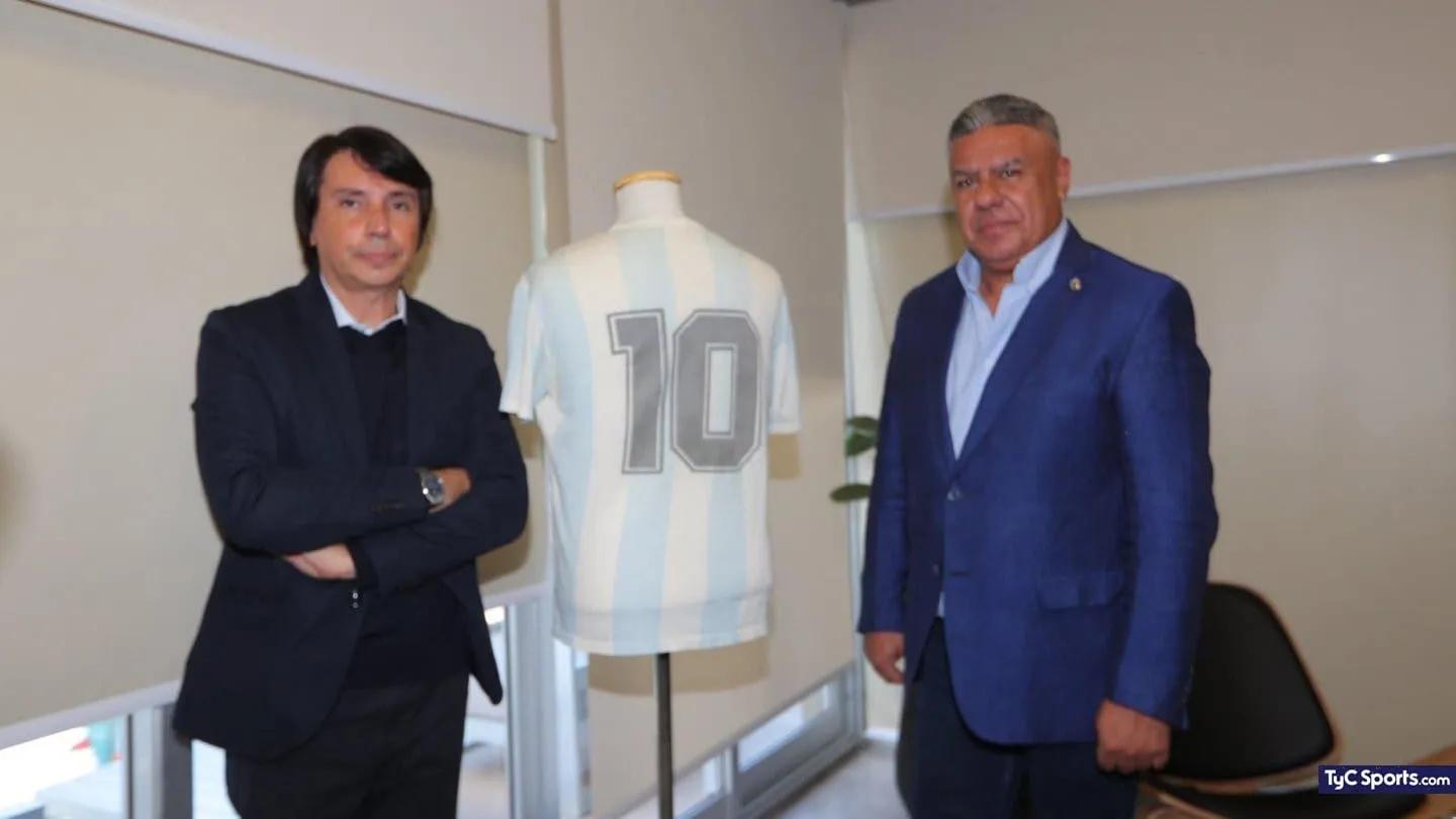 maradona con camisa - Qué camiseta uso la selección nacional en la final de 1986