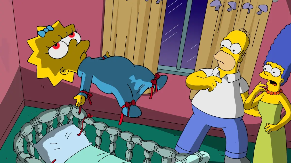 homero imagina a todos en ropa interior - Qué capítulo es el exorcismo de Maggie