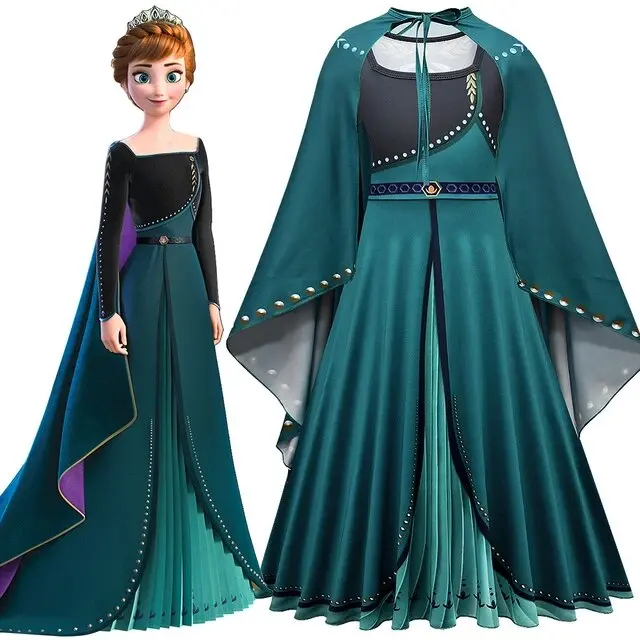 vestido de anna frozen real - Qué color es la ropa de Anna