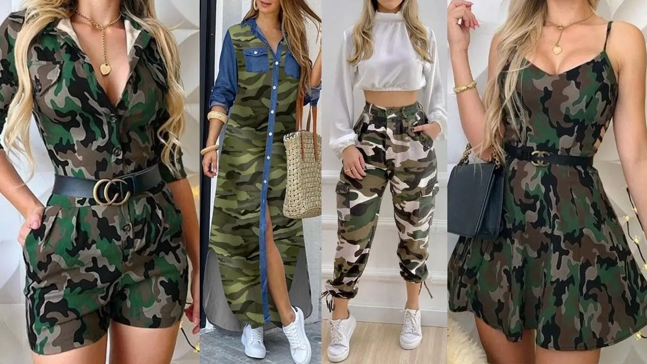 como combinar ropa camuflada - Qué combina con el estampado militar