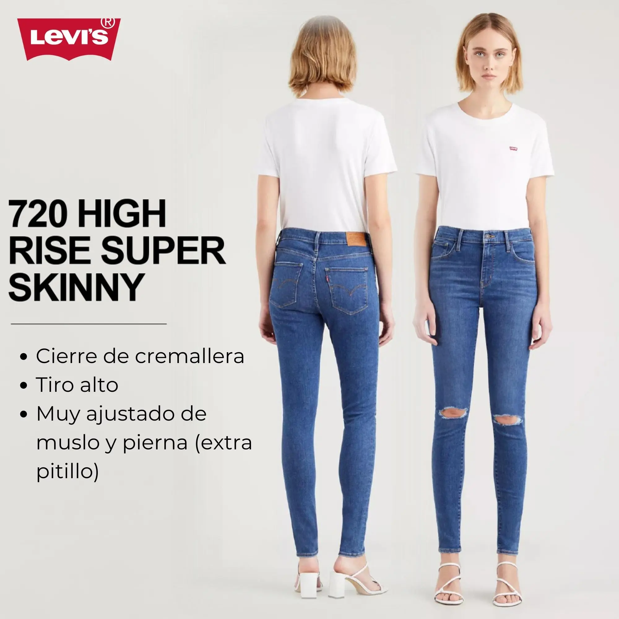 Modelos de pantalones levi s para mujer los mas populares Montesco Jeans