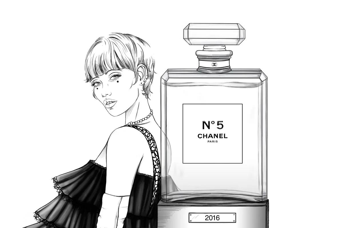 perfume chanel dibujo - Qué es el olor a Chanel