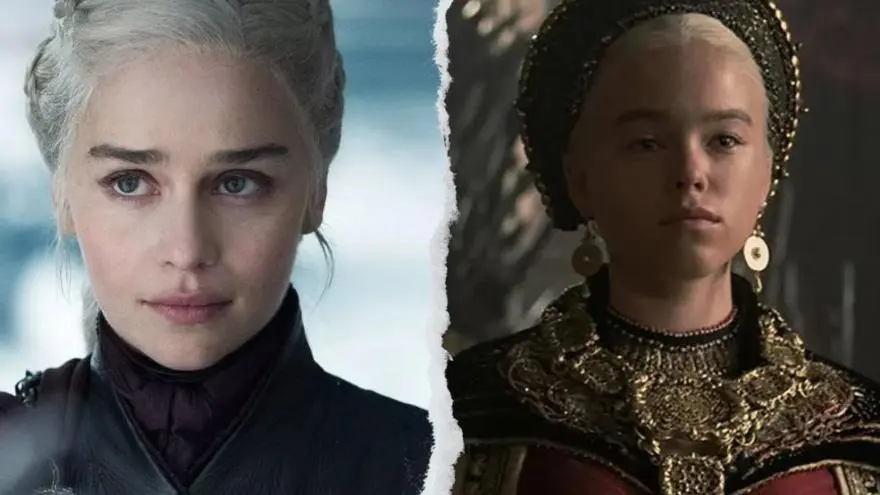 khaleesi vestido azul - Qué es Rhaenyra de Daenerys