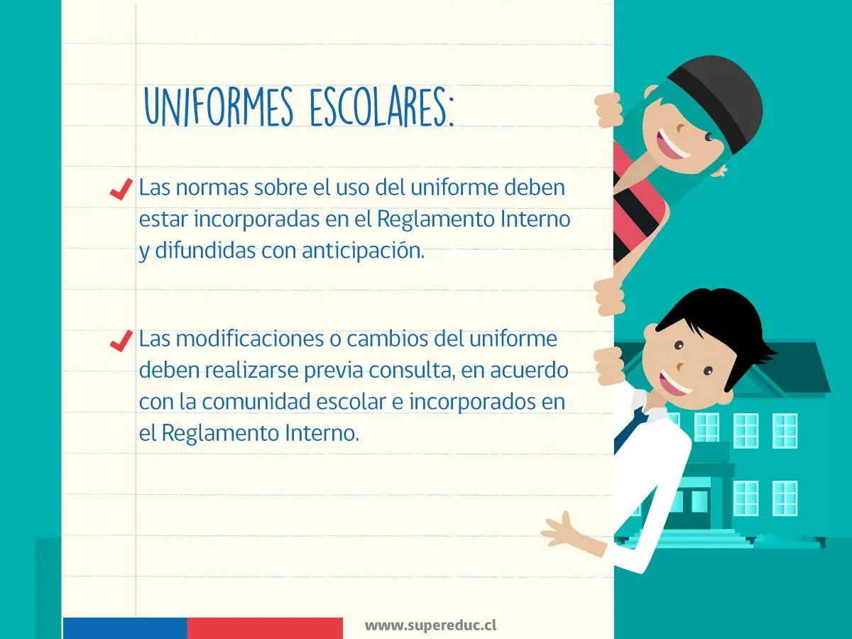 reglamento de vestimenta escolar - Qué establece el reglamento General de Escuelas