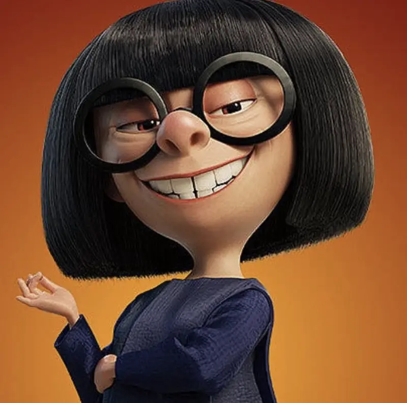 como se llama la modista de los increibles - Qué género es Edna Moda