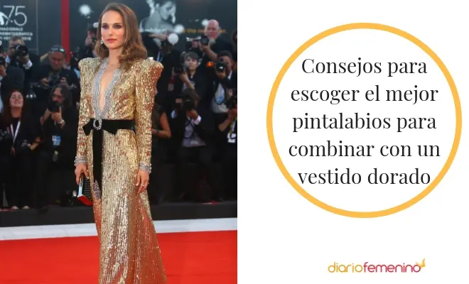 labial para vestido dorado - Qué labial usar con dorado