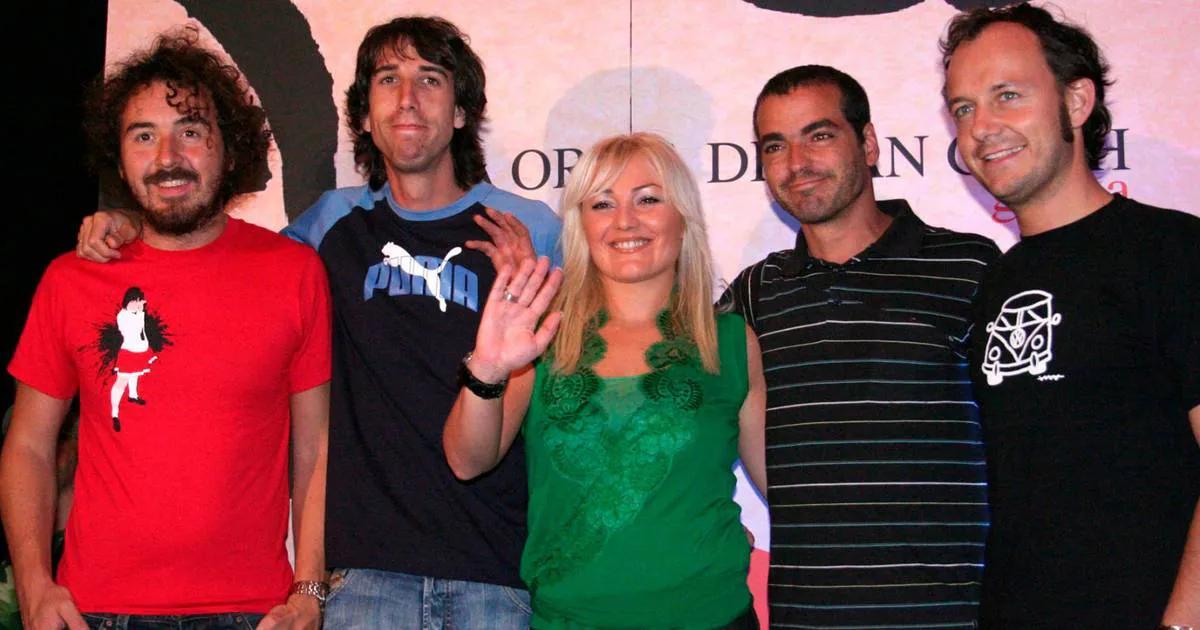 la oreja de van gogh vestido azul - Qué le pasó a la ex cantante de La Oreja de Van Gogh