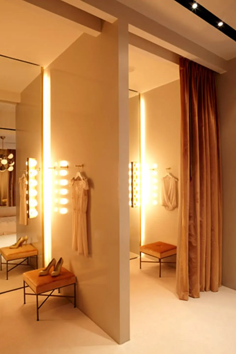 iluminacion para probadores de ropa - Qué luz poner en un probador