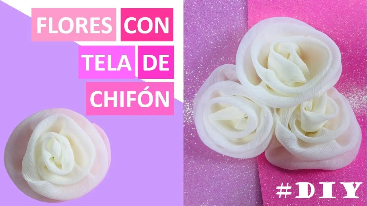 como hacer flores de gasa para vestido - Qué materiales se utilizan para hacer flores de tela