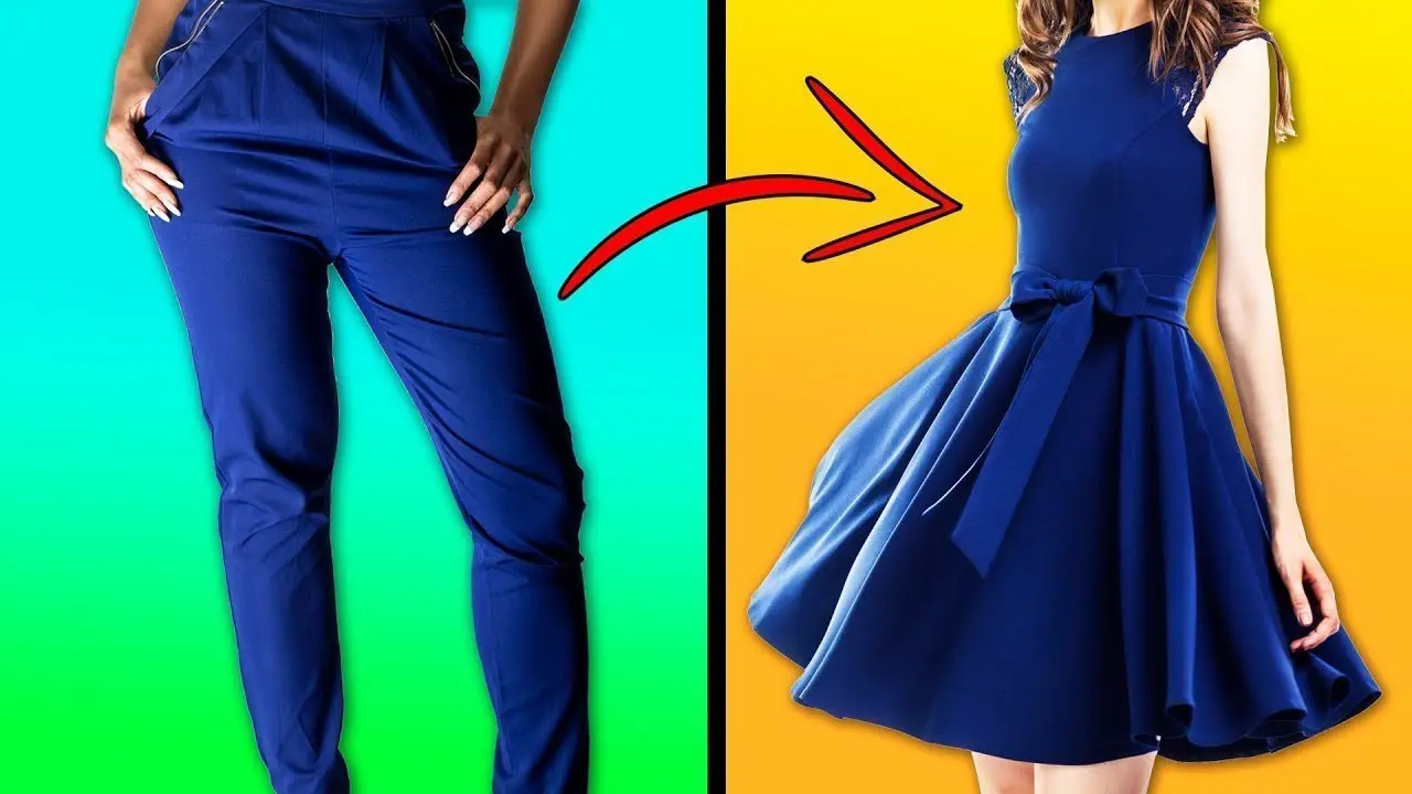 como hacer un vestido con ropa reciclada - Qué se puede hacer con la tela reciclada