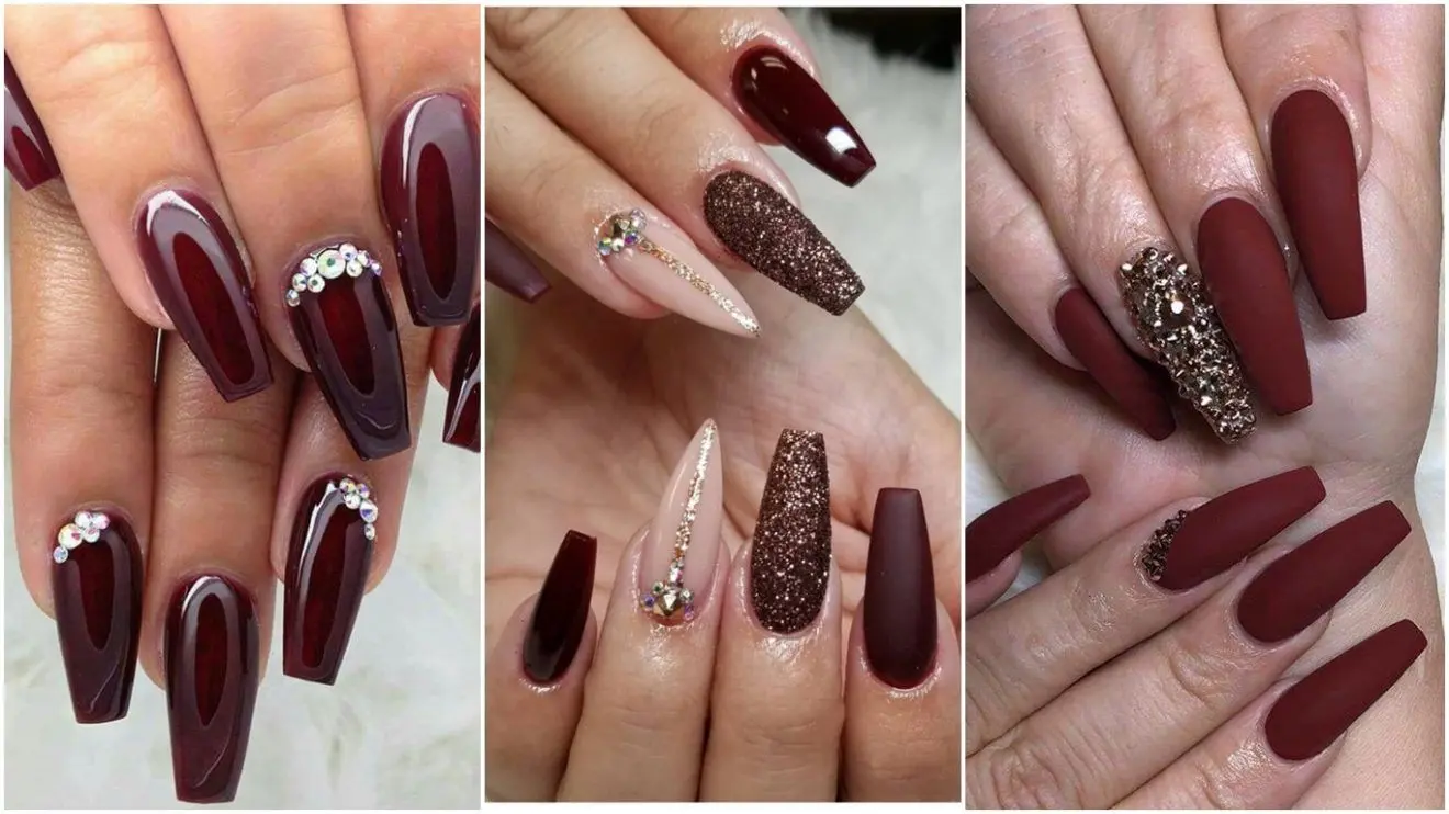 Color de uñas para vestido vino: elegancia y distinción - Qué significa el color vino en las uñas color de uñas para vestido vino - Qué significa el color vino en las uñas