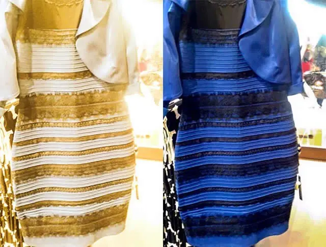 vestido blanco y dorado - Qué significa ver de diferente color el vestido