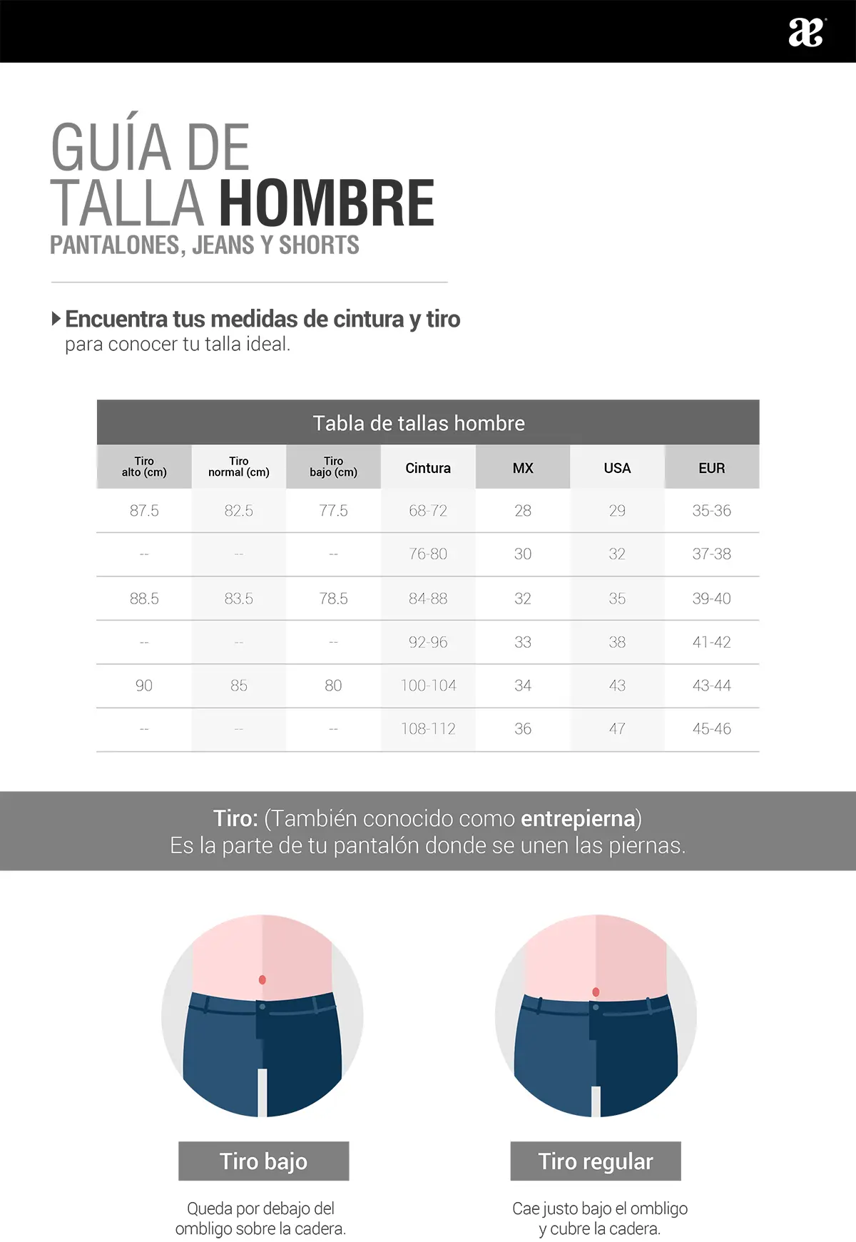 que talla es small en pantalon - Qué talla es Small en USA