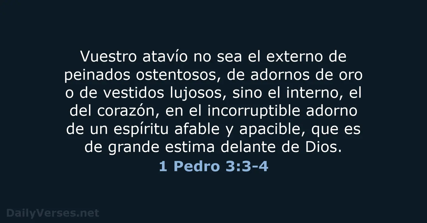 no con vestidos ostentosos - Que vuestro vestido no sea ostentoso